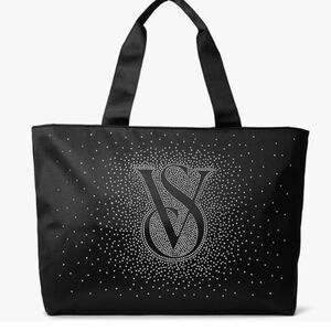 Victoria-s-secret Women's Black and Silver Bag